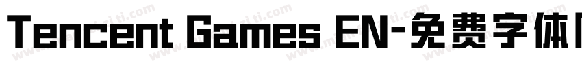 Tencent Games EN字体转换